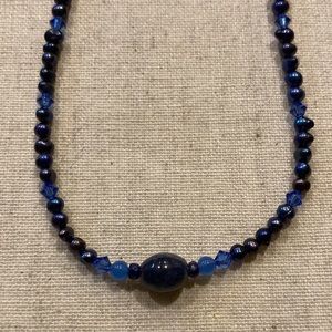 Brand new Pearl and Austrian crystal necklace